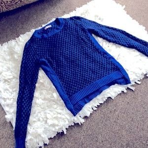 Checkered Blue Sweater